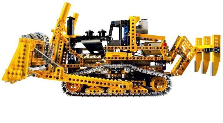 bull dozer lego