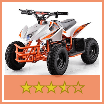 battery operated atv with rubber tires