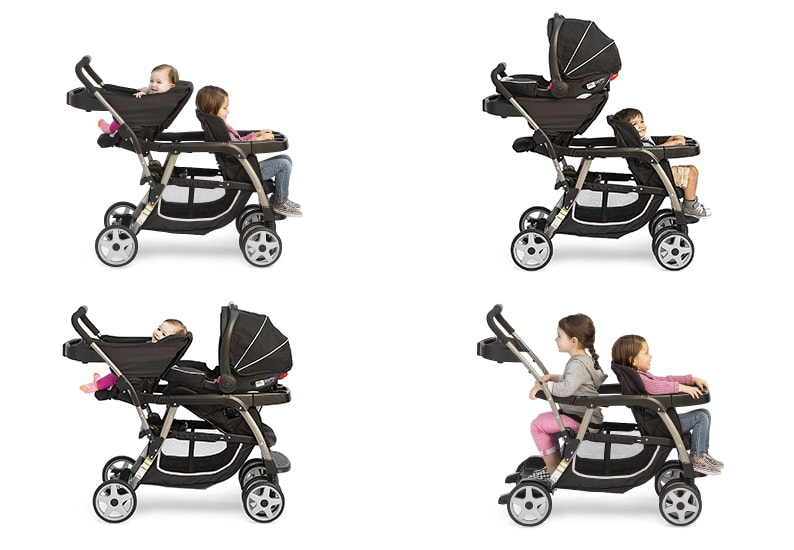graco ready to grow double stroller positions